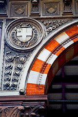 Image showing historic   statue in old city of london england