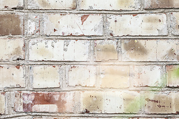 Image showing White Brick Wall