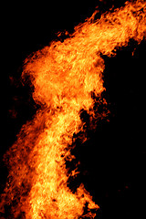 Image showing Fire background