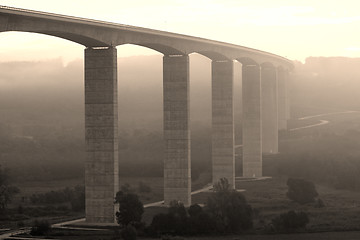 Image showing Large highway viaduct ( Hungary)