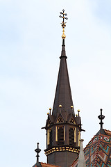 Image showing Photo of a steeple
