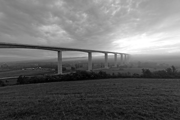 Image showing Large highway viaduct ( Hungary)