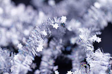 Image showing Tinsel. Christmas decoration.