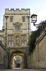 Image showing university of oxford, christ church college tower