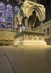 Image showing university of oxford, christ church, shrine of st frideswide