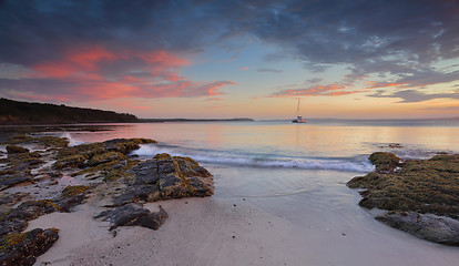 Image showing Jervis Bay at dusk