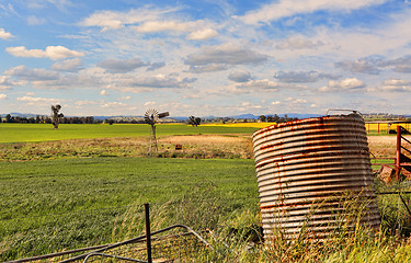 Image showing Abandoned farm in rural Australia