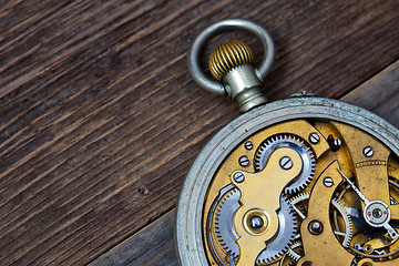 Image showing mechanism of vintage pocket watches