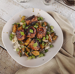 Image showing Meatballs With Rice