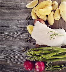 Image showing Raw Cooking Ingredients