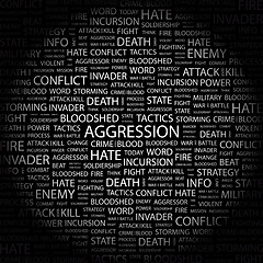 Image showing AGGRESSION.