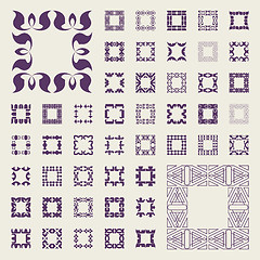 Image showing Collection of different graphic elements