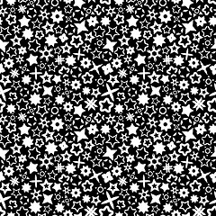 Image showing Stars. Seamless pattern.