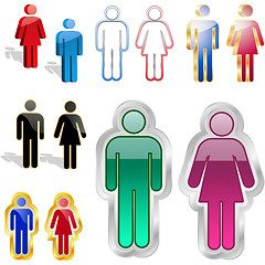 Image showing Men and women.