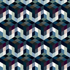 Image showing Seamless mosaic pattern. Vector illustration.