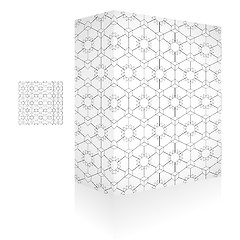 Image showing Packaging box. Seamless pattern.