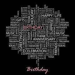 Image showing BIRTHDAY