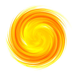 Image showing Sunburst abstract vector 