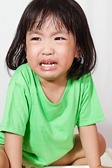 Image showing Little Asain Chinese Crying