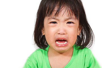 Image showing Little Asain Chinese Crying