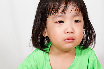 Image showing Little Asain Chinese Crying