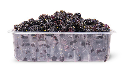 Image showing Mulberry in a plastic tray