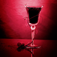 Image showing Red wine