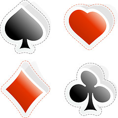 Image showing Card suits.