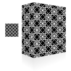 Image showing Packaging box. Seamless pattern.