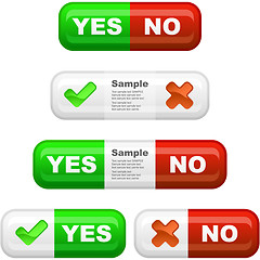 Image showing Yes and No