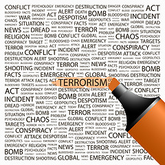 Image showing TERRORISM.