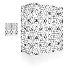 Image showing Packaging box. Seamless pattern.