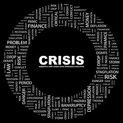 Image showing CRISIS.