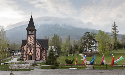 Image showing The church in Slovakia, Stary Smokovec.