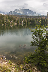 Image showing Mountain Lake in Slovakia Tatra 