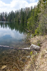 Image showing Mountain Lake in Slovakia Tatra 