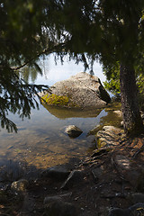 Image showing Mountain Lake in Slovakia Tatra 