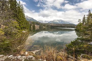 Image showing Mountain Lake in Slovakia Tatra 