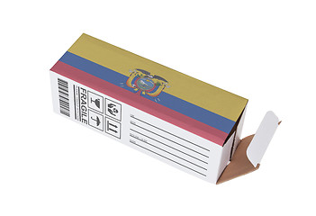 Image showing Concept of export - Product of Ecuador