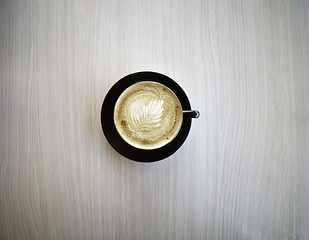 Image showing cup of cappuccino