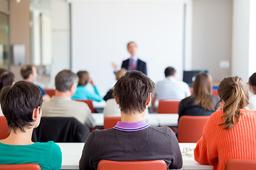 Image showing Lecture at university.