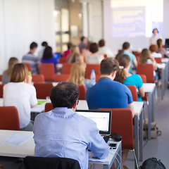 Image showing Lecture at university.