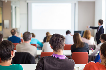 Image showing Lecture at university.