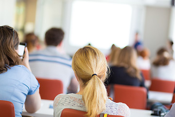 Image showing Lecture at university.