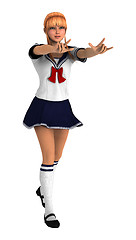 Image showing Schoolgirl