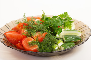Image showing Vegetable slicing