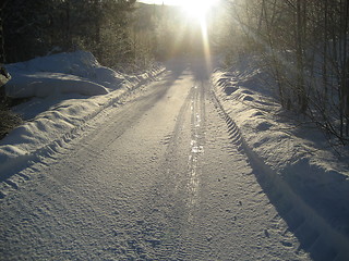 Image showing Norwegian winter road