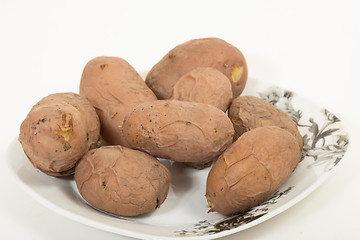 Image showing boiled potatoes  