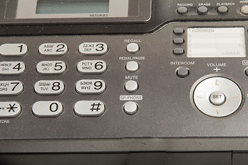 Image showing Telephone and fax  