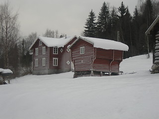 Image showing Old farm in Numedal, Norway